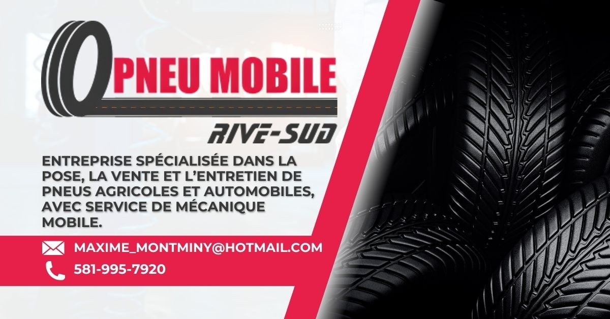 Bannière Pneu Mobile Rive-Sud